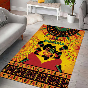 Afro-Americans Kwanzaa Area Rug African Pattern