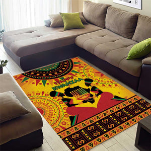 Afro-Americans Kwanzaa Area Rug African Pattern