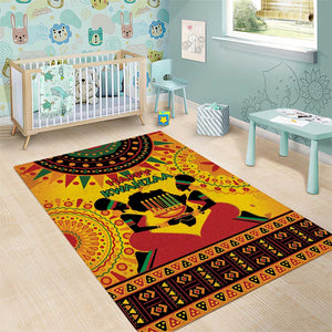 Afro-Americans Kwanzaa Area Rug African Pattern