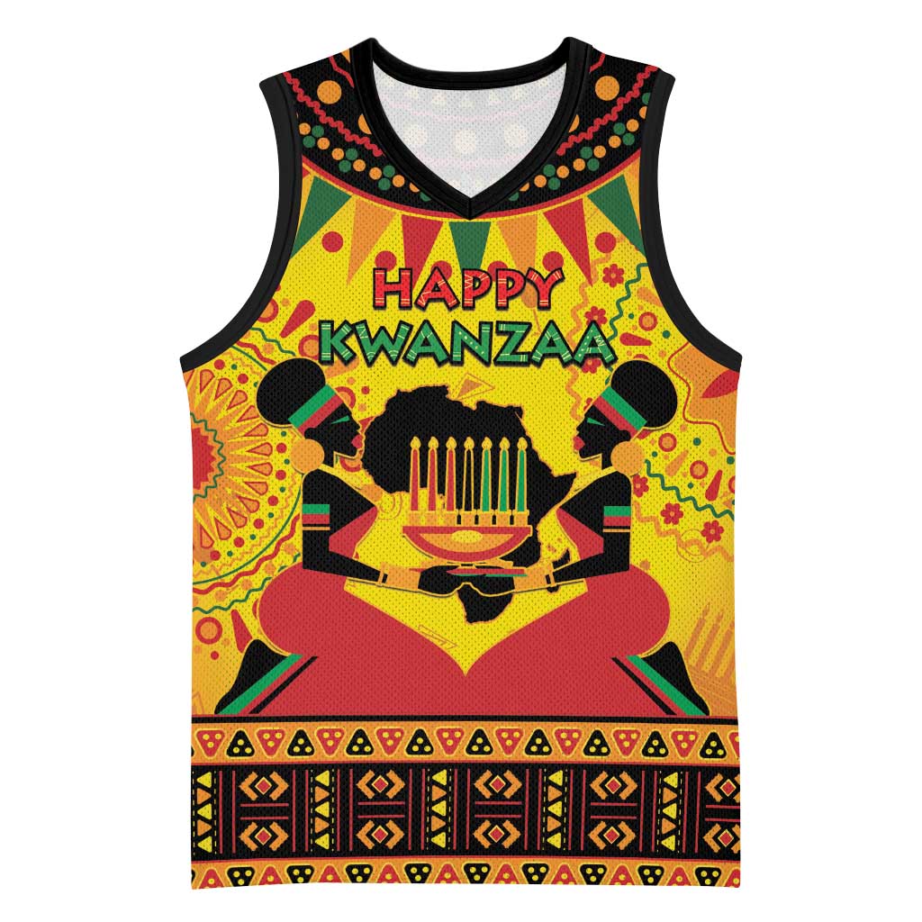 Afro-Americans Kwanzaa Basketball Jersey African Pattern LT15