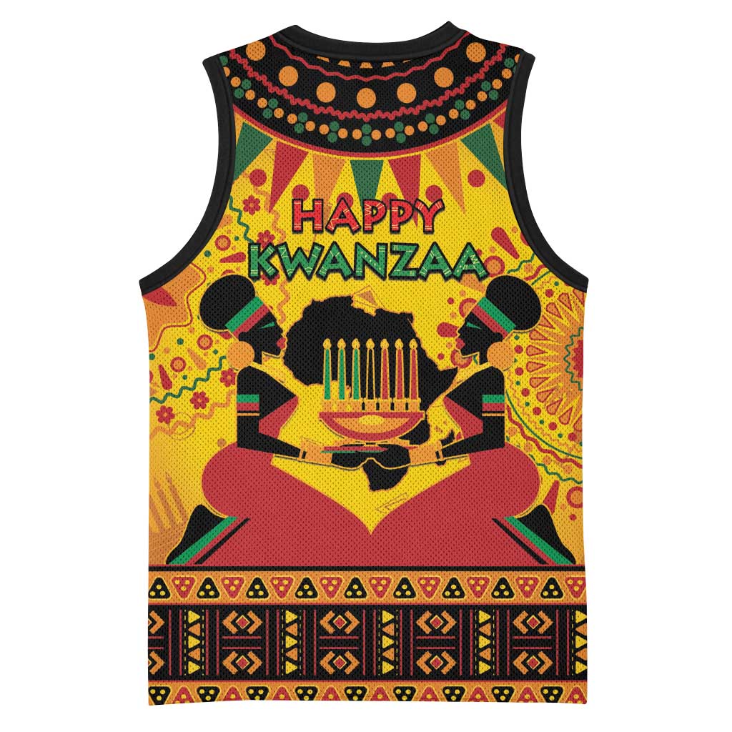 Afro-Americans Kwanzaa Basketball Jersey African Pattern LT15