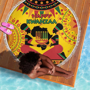 Afro-Americans Kwanzaa Beach Blanket African Pattern