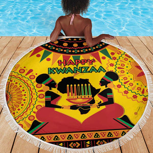 Afro-Americans Kwanzaa Beach Blanket African Pattern