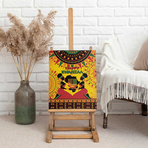 Afro-Americans Kwanzaa Canvas Wall Art African Pattern