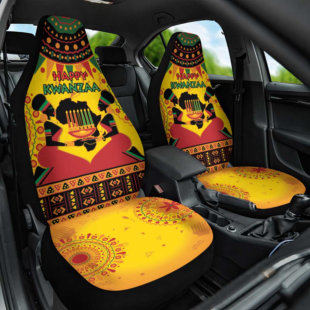 Afro-Americans Kwanzaa Car Seat Cover African Pattern