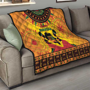 Afro-Americans Kwanzaa Quilt African Pattern