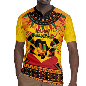 Afro-Americans Kwanzaa Rugby Jersey African Pattern