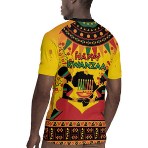 Afro-Americans Kwanzaa Rugby Jersey African Pattern