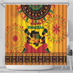 Afro-Americans Kwanzaa Shower Curtain African Pattern