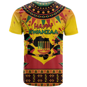 Afro-Americans Kwanzaa T shirt African Pattern