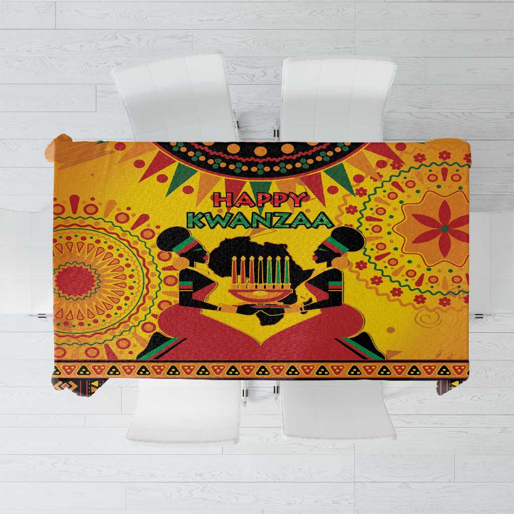 Afro-Americans Kwanzaa Tablecloth African Pattern