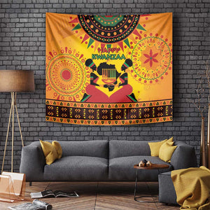 Afro-Americans Kwanzaa Tapestry African Pattern