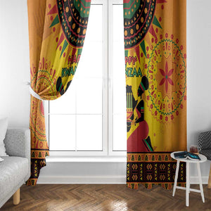 Afro-Americans Kwanzaa Window Curtain African Pattern