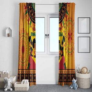 Afro-Americans Kwanzaa Window Curtain African Pattern