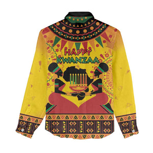 Afro-Americans Kwanzaa Women Casual Shirt African Pattern