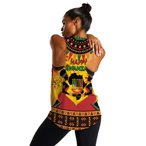 Afro-Americans Kwanzaa Women Racerback Tank African Pattern