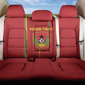 Custom Guinea Bissau Football Back Car Seat Cover Go Djurtus - African Pattern