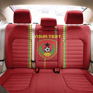 Custom Guinea Bissau Football Back Car Seat Cover Go Djurtus - African Pattern