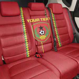 Custom Guinea Bissau Football Back Car Seat Cover Go Djurtus - African Pattern