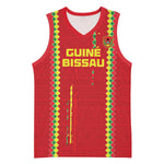 Custom Guinea Bissau Football Basketball Jersey Go Djurtus - African Pattern LT15
