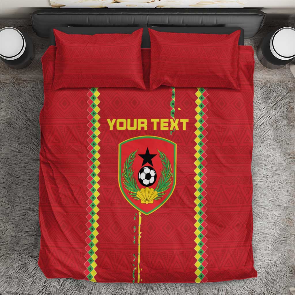 Custom Guinea Bissau Football Bedding Set Go Djurtus - African Pattern