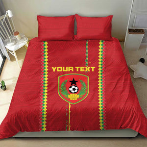 Custom Guinea Bissau Football Bedding Set Go Djurtus - African Pattern