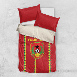 Custom Guinea Bissau Football Bedding Set Go Djurtus - African Pattern