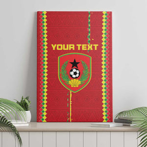 Custom Guinea Bissau Football Canvas Wall Art Go Djurtus - African Pattern