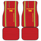 Custom Guinea Bissau Football Car Mats Go Djurtus - African Pattern