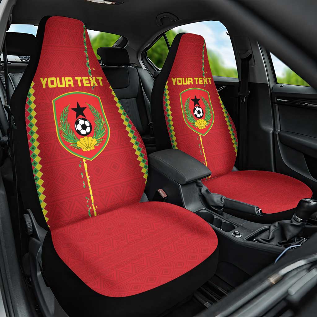 Custom Guinea Bissau Football Car Seat Cover Go Djurtus - African Pattern