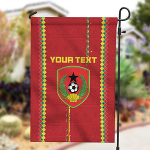 Custom Guinea Bissau Football Garden Flag Go Djurtus - African Pattern