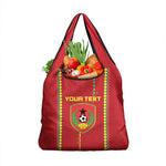 Custom Guinea Bissau Football Grocery Bag Go Djurtus - African Pattern