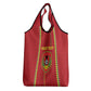 Custom Guinea Bissau Football Grocery Bag Go Djurtus - African Pattern