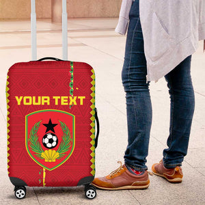 Custom Guinea Bissau Football Luggage Cover Go Djurtus - African Pattern