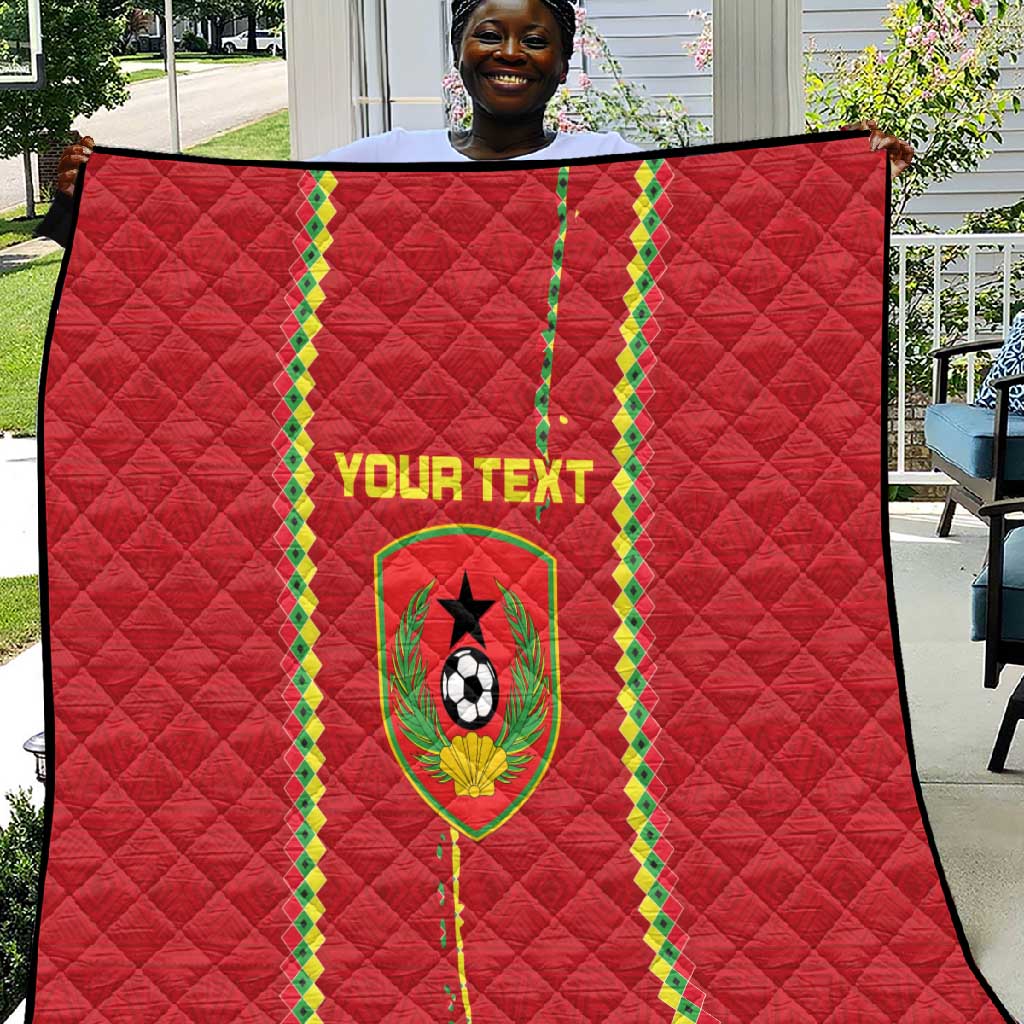 Custom Guinea Bissau Football Quilt Go Djurtus - African Pattern