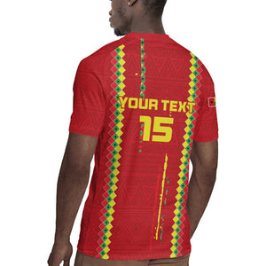 Custom Guinea Bissau Football Rugby Jersey Go Djurtus - African Pattern