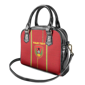 Custom Guinea Bissau Football Shoulder Handbag Go Djurtus - African Pattern