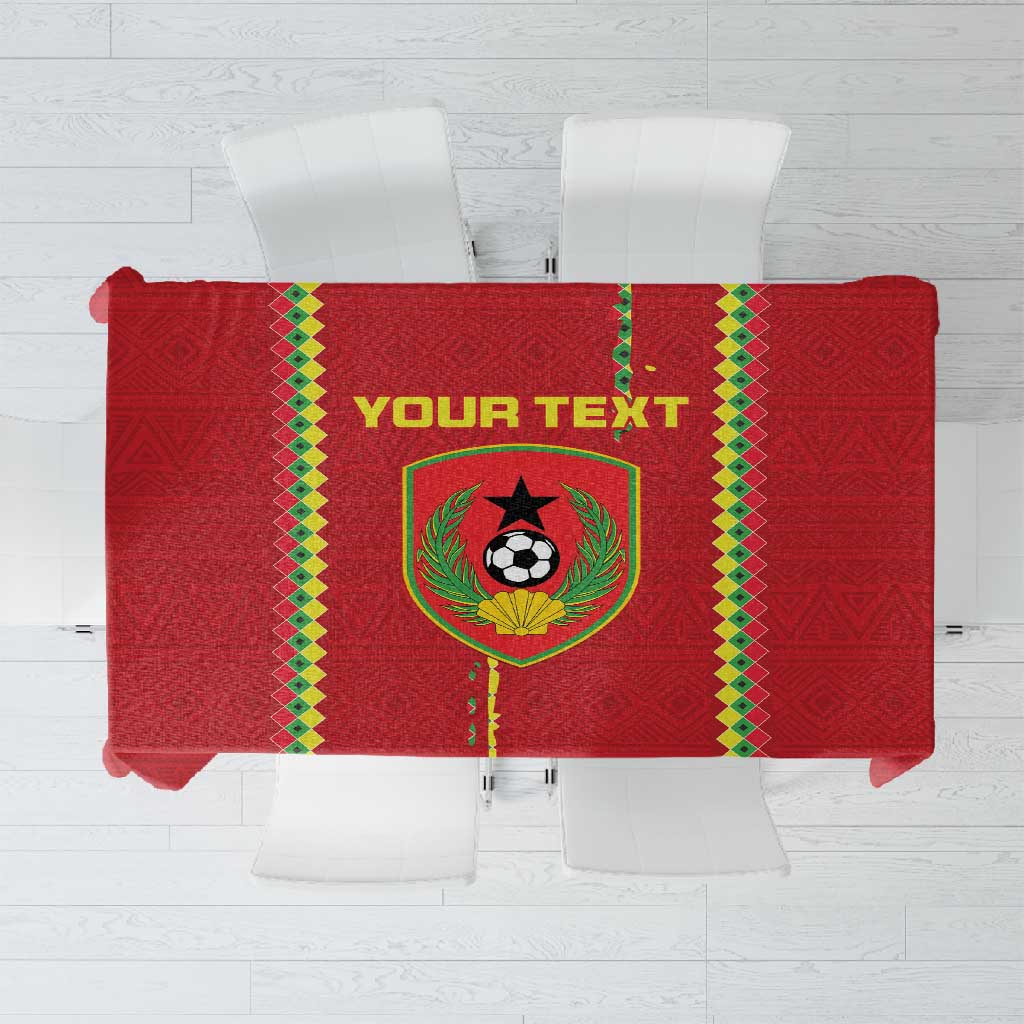 Custom Guinea Bissau Football Tablecloth Go Djurtus - African Pattern