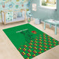 Custom Guinea Bissau Football Area Rug African Wild Dog - Go Djurtus
