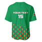 Custom Guinea Bissau Football Baseball Jersey African Wild Dog - Go Djurtus