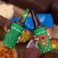 Custom Guinea Bissau Football 4 in 1 Can Cooler Tumbler African Wild Dog - Go Djurtus