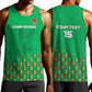 Custom Guinea Bissau Football Men Tank Top African Wild Dog - Go Djurtus