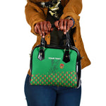 Custom Guinea Bissau Football Shoulder Handbag African Wild Dog - Go Djurtus