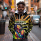 Afro-American Reggae Legend Bob Hoodie One Love - Grunge Style
