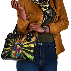 Afro-American Reggae Legend Bob Shoulder Handbag One Love - Grunge Style