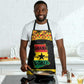 Afro Ghana Football Apron Black Stars Never Fall - Kente Pattern - African Pride