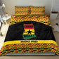 Afro Ghana Football Bedding Set Black Stars Never Fall - Kente Pattern - African Pride