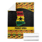 Afro Ghana Football Blanket Black Stars Never Fall - Kente Pattern - African Pride