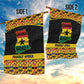 Afro Ghana Football Garden Flag Black Stars Never Fall - Kente Pattern - African Pride