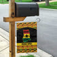 Afro Ghana Football Garden Flag Black Stars Never Fall - Kente Pattern - African Pride